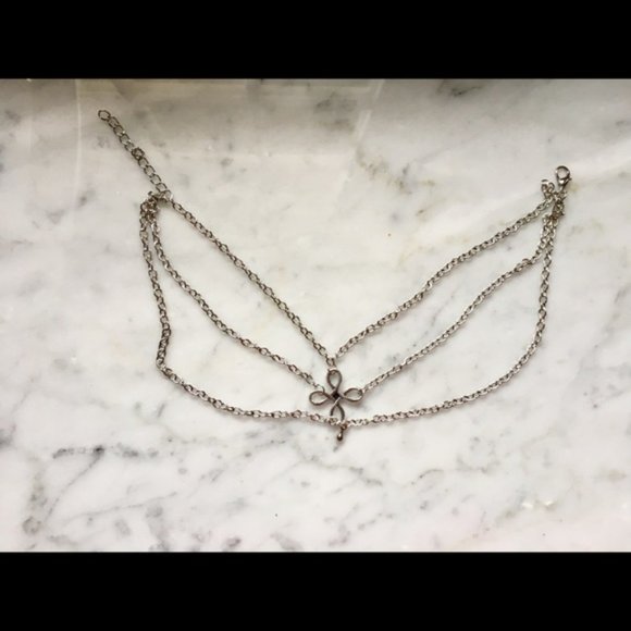 Multilayer Silver Leg Chain - Picture 5 of 5